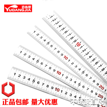 Stainless steel scale ruler 30cm ruler Steel ruler 1 meter 15 20 30 50 30cm thickened steel ruler