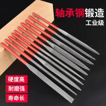 Assorted file set Triangle knife Mini handmade small frustration knife Woodworking small steel file Metal grinding tool 10-piece set