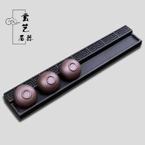 Wujin stone cup holder Tea cup holder Tea ceremony cup holder Stone cup holder Natural whole stone carving tea ceremony accessories Coaster cup holder