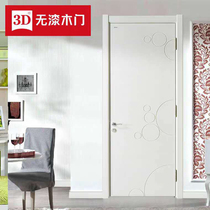 3D wooden door D-767