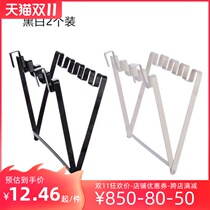 2021 cabinet inner hanger hanging garbage bag bracket adhesive hook kitchen Plastic Bag Hanger sorting garbage can Garbage