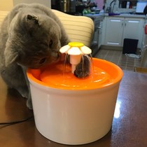 Cat water dispenser pet dog water feeder automatic circulation flow fountain silent flower water dispenser filter element