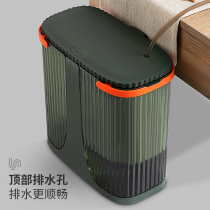 Tea water barrel with over-filter domestic drain barrel Waste Water Barrel Tea Table Trash Can tea Herbal Tea Accessories Tea Barrel Tea Residue Barrel