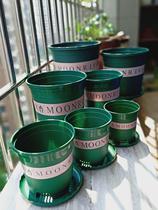 Gallon Basin Creative Green Plant Control Root Basin Balcony Planted flowers Vegetables Green raspberry Season Plastic Flower Pot Wholesale