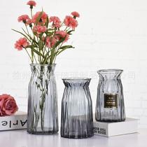 Origami Glass Vase Eurostyle Minimalist Florator Creative Hydroponic Vases Transparent Colorful Living-room Big Hem