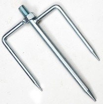 Stainless steel extended thick king size fishing gear umbrella parasol fishing umbrella plug triangle to plug umbrella foot bracket accessories