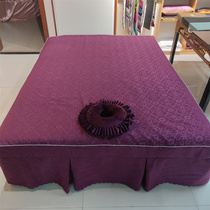 Beauty bedspread Thai massage bedspread Physiotherapy bedspread with hole custom bed skirt Massage bedspread Bed sheet can be customized