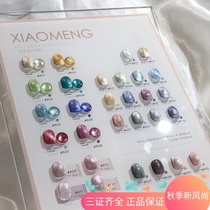 2021 autumn and winter new fashion color universal Four Seasons spar Aurora cat eye nail polish nail shop special set