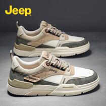 jeep jeep mens shoes 2021 Winter new leather sports shoes color color color autumn winter mens casual shoes