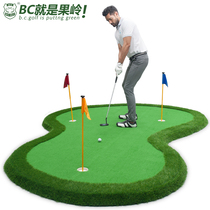 Golf Crescent type project green indoor and outdoor putter exercise device movable corporate activity Image