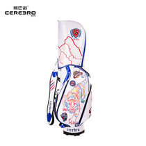 CEREBRO Spano new Chinese style ball bag men 3D embroidery bag zodiac Tiger golf bag