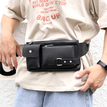 Multi-function running bag chest Bag Mens bag mobile phone bag 2021 new fashion versatile mens shoulder bag business diagonal bag