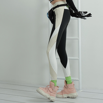 TUFN sports fitness pants womens high stretch skin-friendly quick-drying comfortable high waist dance equipment running yoga nine-point pants