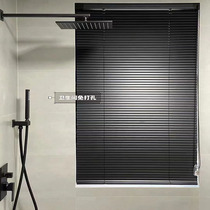 Customized office curtains pvc black shutters roll curtain kitchen toilet shade light waterproof pull beads