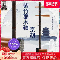 Jinghu Zizhu Jujube Wood Axis Jinghu Beginners Jinghu Musical Instruments Erhuang Xipi Send Bow Jinghu Accessories