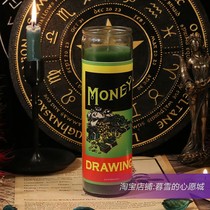 Spot LUCKYMOJO Ceremony Candles-Attracting MONEY and Wealth MONEY DRAWING]
