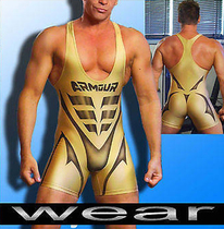 Body-shaping jumpsuit jumpsuit jumpsuit style wrestling suit fitness weightlifting suit factory shop