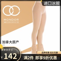 Canadian MONDOR figure skating suit sock bag shoes and socks children women warm flesh color leggings 203