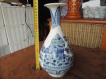 Yuan Qinghua Octagonal jade pot spring bottle repair flower pattern YQ9005