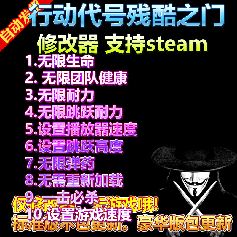 《行动代号:残酷之门》steam神器来了!14.88真香预警_steam游戏_淘宝游戏网