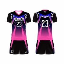 2020 Volleyball suit Custom Set Mens and Womens Short Sleeve Team Uniform Customized Breathable Volleyball Jacket Training Service Half Sleeve