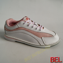 BEL bowling supplies Good quality full leather womens professional bowling shoes flip-over leather pressure sole slip step more stable