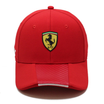 f1 Ferrari racing cap Flat edge cap Curved edge cap Cap Baseball cap Sun hat Mens four-season motorcycle cap