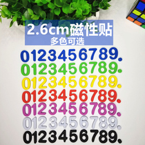 Small number refrigerator stickers magnetic stickers letters Nordic ins refrigerator decoration magnetic stickers date set of magnetic stickers