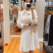 Korean Bubble Gum KENNETH LADY Korea 2021 Autumn Fashion Dress EWOPLI0600