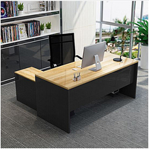 Financial rectangular staff station office desk cabinet 6 people with lock economy boss table commercial office