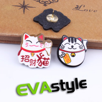 2 Japanese cat cute cartoon creative opening mascot color decoration Cork photo message wall map press nail