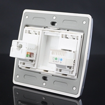 Type 86 CAT6 network with CAT3 phone-free socket panel Class 6 computer network cable network voice socket
