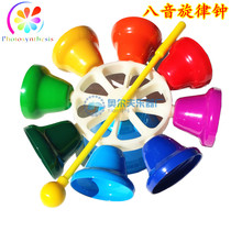 ORF Childrens percussion octave class bell Touch the bell Octave melody bell Octave touch the bell Press the bell Octave turn the clock