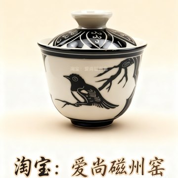 磁州窑盖碗-磁州窑盖碗促销价格、磁州窑盖碗品牌- 淘宝