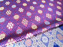 Jimantang strong brocade pattern silk woven jacquard fabric unique national characteristic style Xiangguang brocade original
