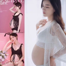 New pregnant womens photo lingerie photo studio photography gathering bra with pregnant mother lace suit comfortable breathable clothing