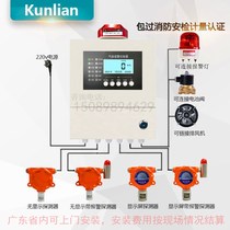 Painted room combustible methane-carbon dioxide hydrogen sulfide ammonia nitrogen gas ozone gas detector detection alarm