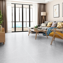 Light gray living room floor tiles modern simple soft light matte antique brick non-slip solid color Nordic tile 800x800