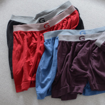 Family Welfare comfortable wearing thin foreign trade cotton daily delicate breathable flat corner mens underwear