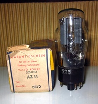 New original box AZ11 tube rectifier tube early German box ring sling wire Volvo standard
