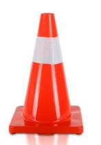 45cm PVC road cone rubber barricade road cone ice cream cake barrel pagoda barrel sign barrel durable and pressure resistant