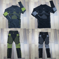 High-end mens sports bionic compression clothing compression pants tight set equipment running skiing Bionic 4 0