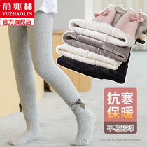 Girls leggings plus velvet thickened Integrated Children spring and autumn winter wear baby socks baby thick pantyhose