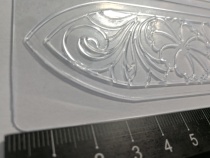 Pattern transfer leather carving drawings Leather carving plate type leather carving belt template 20201229