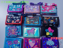 Spot-Australian Smiggle childrens lanyard wallet card wallet money clip money bag key bag Many
