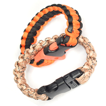Outdoor emergency safety rope portable life-saving bracelet multifunctional umbrella rope outdoor hand-woven survival hand rope
