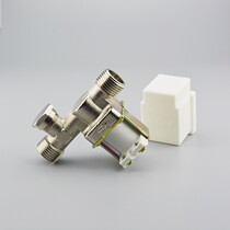Normally closed solenoid valve high temperature resistant AC220V electromagnetic control valve DC24V full copper valve body with filter opening no check