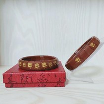 Tomalins new bronzing peony bracelet Qingdao germanium stone national color Tianxiang Maifan Stone bracelet negative ion chain