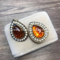 Artist Jewelry · Anna Water Drop Pearl Ancient Method Glazed Earrings