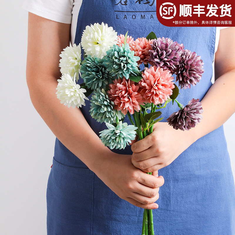 American simulation flower night planet European table floral ornaments fake flower interior decoration pattern between the decoration